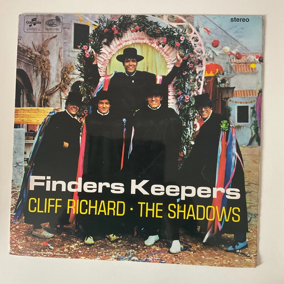 Cliff Richard - Shadows - Finders Keepers LP 1966 Columbia SCX 6079 EX Vinyl - Image 2 of 4