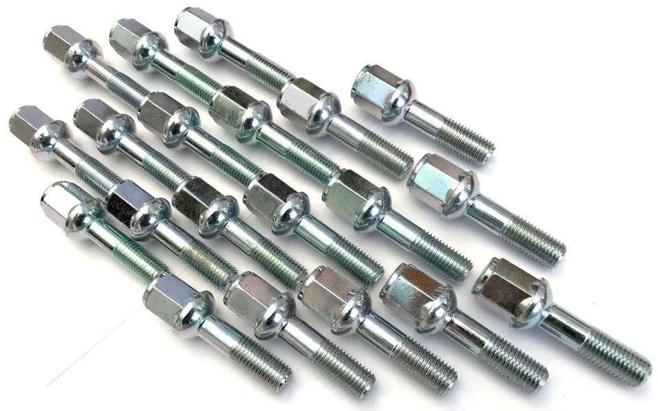 20 x ALLOY WHEEL BOLTS FOR MERCEDES BENZ E-CLASS (1985-03) W124 W210 NUTS - Image 4 of 4