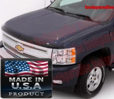 BUG DEFLECTOR 2013 - 2007 Silverado 1500 Smoke Color HOOD SHIELD DEFENDER GUARD