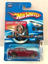 Hot Wheels FASTER THAN EVER FTE - FORD MUSTANG GT - 2005 First Editions #006