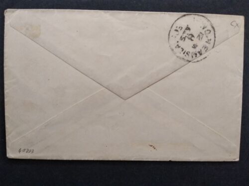 Tennessee: Bon Aqua 1883 Cover, Dark Blue Sawtooth Hickman County Cancel - Picture 2 of 2