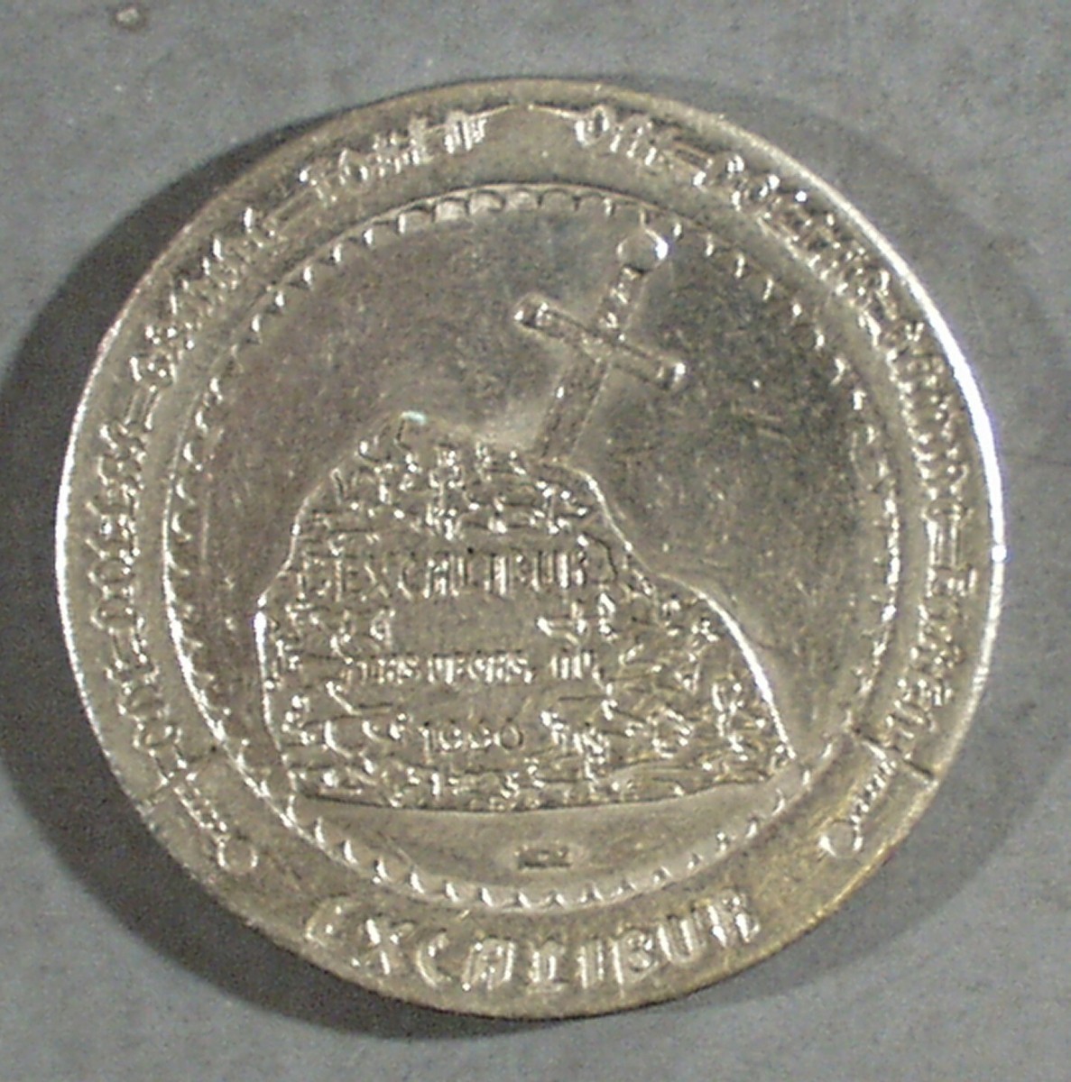 1990 EXCALIBUR THE DRAGON GAMING TOKEN ONE DOLLAR LAS VEGAS | eBay