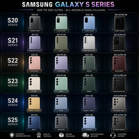 Samsung Galaxy S20-S21-S22-S23-S24-S25 FE/Plus/Ultra/5G 128GB / 256GB / 512GB A+