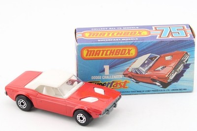 MATCHBOX SUPERFAST 1  * DODGE CHALLENGER  * OVP * 1975