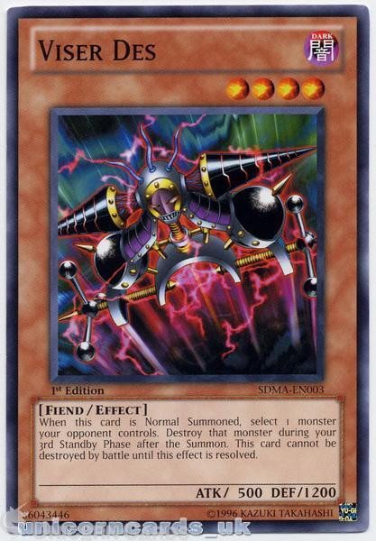 SDMA-EN003 Viser Des 1st Edition Mint YuGiOh Card