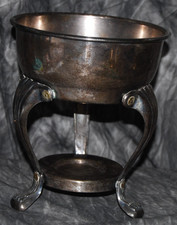 F.B. Rogers Silver Co. 1085 Silverplate Footed Sugar Bowl Vintage 1883 Mark