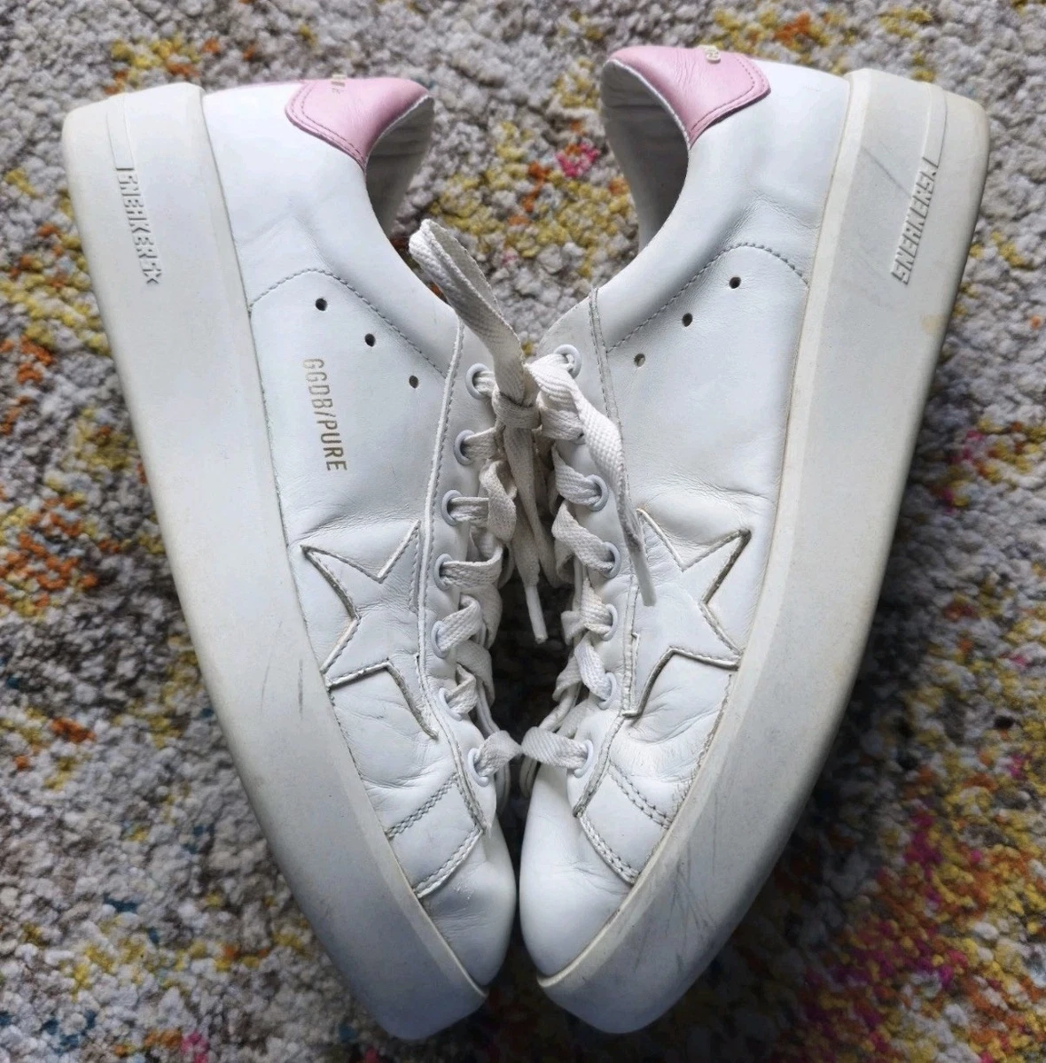 GGDB STAR ホワイト/ピンク スニーカー Golden Goose Pink Athletic Shoes for Women for sale | eBay