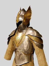 Medieval Knight Elven Cuirass With Helmet- Elven Full Body Armor- Larp Costume