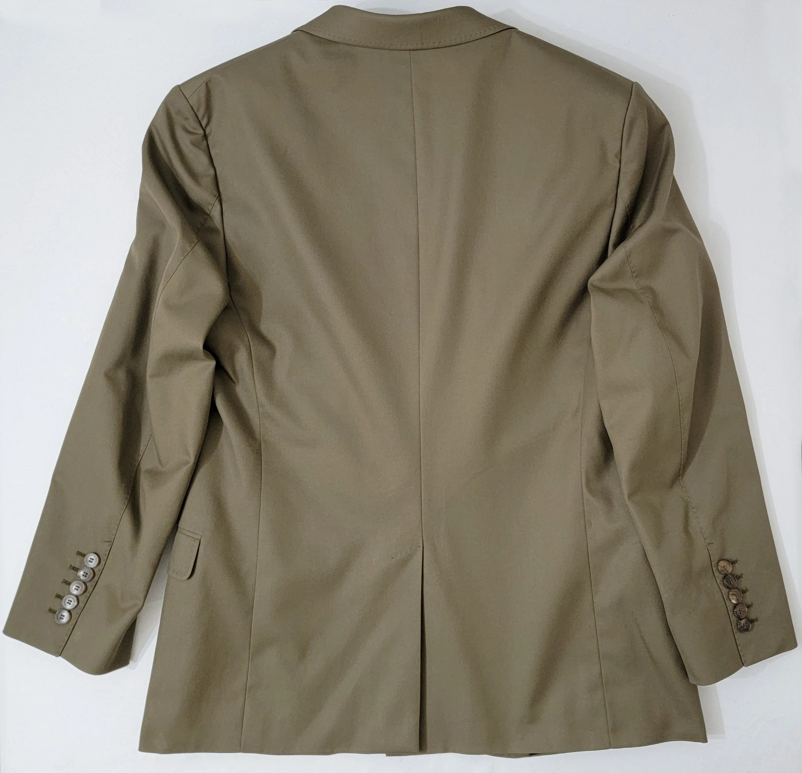 Giacca blazer uomo Gucci misto cotone verde kaki marrone taglia 54R 58R