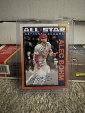 2025 Topps Update Alex Bohm 1990 Topps NL All-Star Orange Auto /25 #90AS-AB