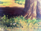 Set of 5 Vintage Framed Prints Detlefson Brightwell Hamilton Albo Covered Bridge — photo 7