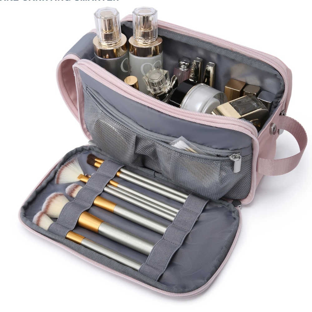 Waterproof Travel Makeup Bag Lightweight Cosmetic Organizer Dopp Kit