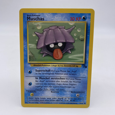 Pokémon Muschas 54/62 DE Common Fossil 1999