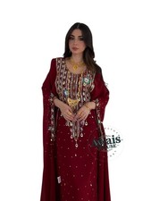 Arabic Islamic Clothing Prayer Muslim Partywear Kaftan Abaya Long Abaya Dress