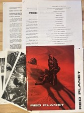 Vtg Red Planet Press Kit 2000 Val Kilmer ~ Folder w/ Movie Info & Pics