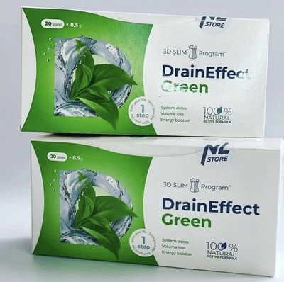 NL INTERNATIONAL 2 X DrainEffect Green NL - Weight Loss , Draining Drink