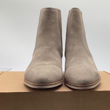 Rag Bone Rover Tan Suede Ankle Boots Pointed Toe Block Heel Size 36 NEW