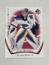 2021-22 SP Authentic Hockey Limited Red #12 - Jordan Binnington - Blues