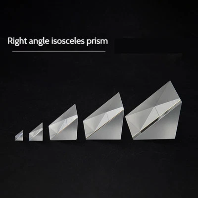 Right Angle Prism Optical Glass Uncoated 90 Degree Refraction High Precision