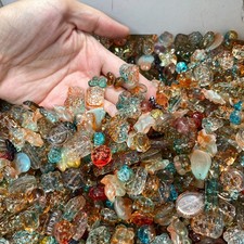 100g Handmade Glass Beads for Jewelry Making - 200 Mixed Styles Assortment