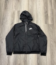 Nike Sportswear Women's Black/White Windrunner Jacket AR3092-011 Sizes Medium