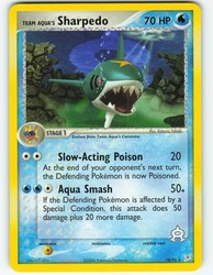 Team Aqua's Sharpedo 18/95 EX Team Magma vs Team Aqua