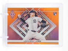 JACKSON JOBE 2025 TOPPS TRANSCENDENT ORANGE ROOKIE /25 #60 TIGERS Q1977