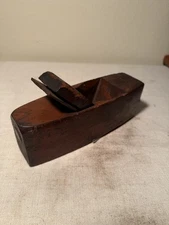 Antique Brown Tool Co. Wooden Coffin Smoothing Plane – Early Maker Marked