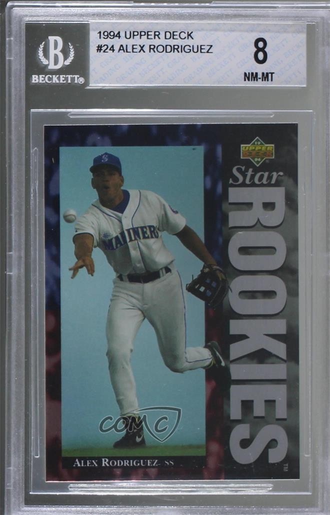 1994 Upper Deck Alex Rodriguez #24 BGS 8 Rookie RC