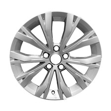 22x9.5 6 Y Spoke Used Aluminum Wheel Metallic Polished 560-10145