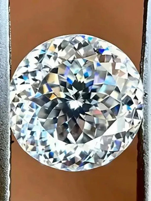 #ad Pair of 1Ct Lose Lab Grown Diamond Portugues Cut VVS1 DColor CVD Certified Stone $89.90
