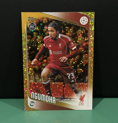 2026 Topps UEFA Champions League Rio Ngumoha Liverpool FC #191 RC 36/50
