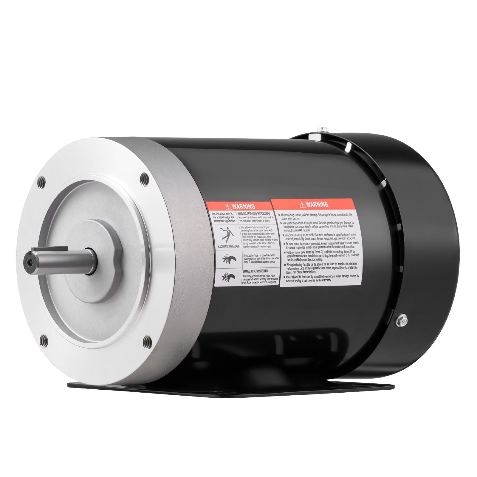 Uimoso 1HP Electric Motor for Air Compressors, 230V/460V, 1725RPM, 56C Frame