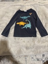 Tommy Bahama Boys Size 4T Long Sleeve Dinosaur Shirt