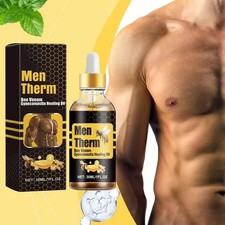 Bee Venom Men's Therm Oil for Body Muscle Strengthening Gynecomastia Relief