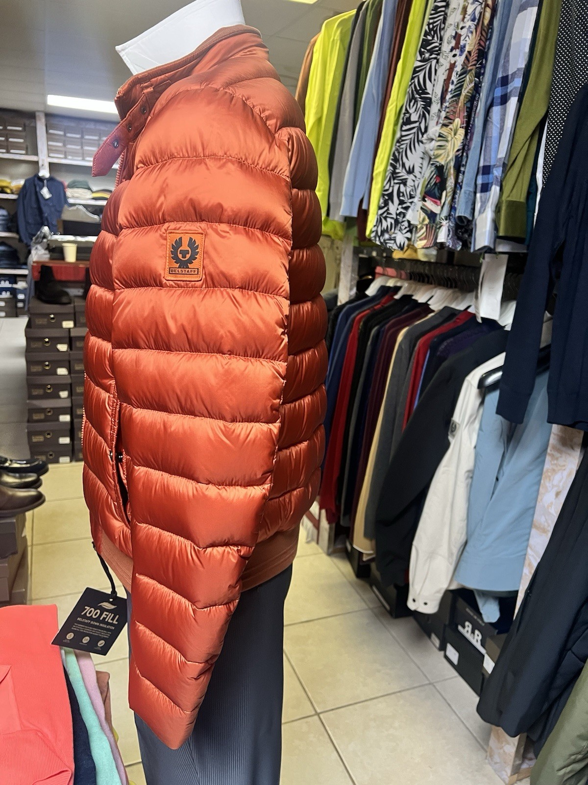Belstaff Tonal Circuit Jacket - Amber/Signal Orange, Size 38 image 5