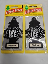 Little Trees Hanging Car  Home Air Freshener - Black Ice 24 Pack Free Shipping