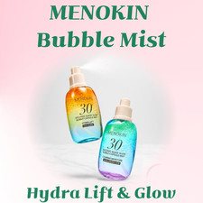 Menokin 30s Quick Glow Bubble Capsule Mist Hydra Lift 98ml + 30ml Makeup Base