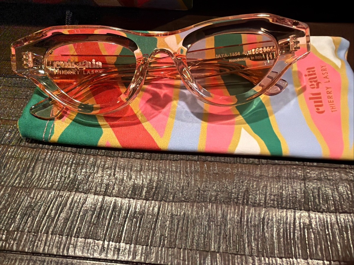 Cult Gaia x Thierry Lasry Jaya Sunglasses Pink Crystal Italy 