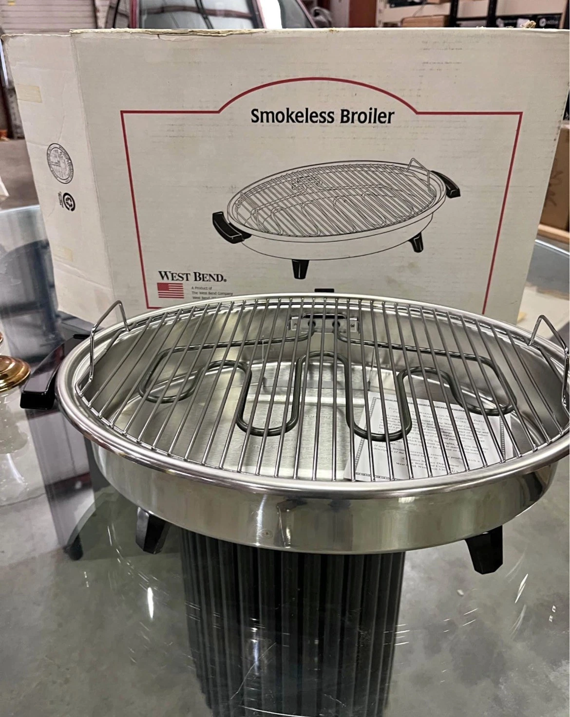 Saladmaster smokeless grill Unused New