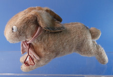 VINTAGE: Original CLEMENS Spieltiere HASE, springend; 20 cm