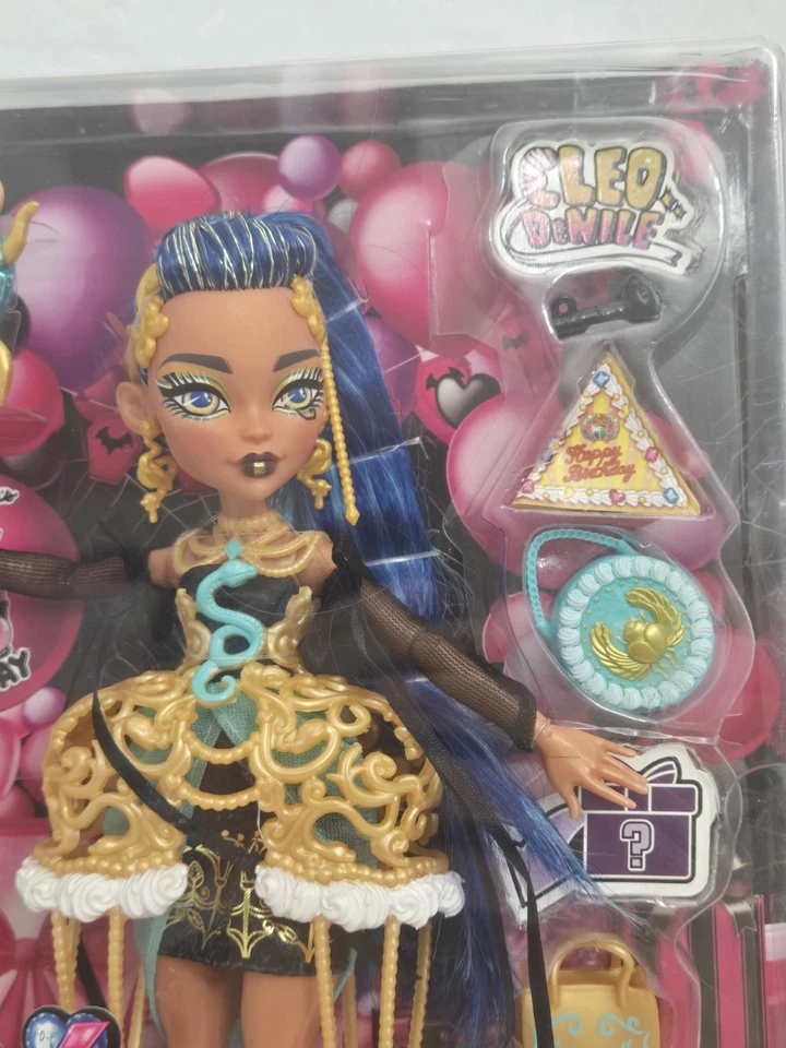 Mattel Monster High Scary Sweet Birthday CLEO DeNILE Fashion Doll 2025 READ - Image 3 of 4