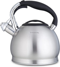 Whistling Stovetop 2.3L Tea Kettle Food Grade Stainless Steel Hot Water Tea Pot