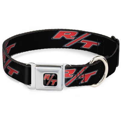 Dog Collar CLL-Dodge Challenger R/T Emblem Full Color Black/White/Red Dodge Chal