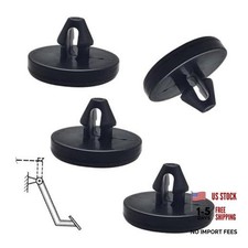 Car Brake Switch Stopper, Brake Light Switch Stopper, Clutch Pedal 4 PCS Black
