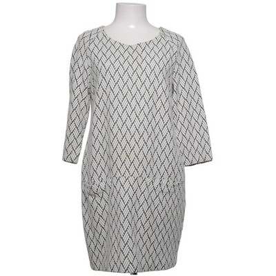 Indiska, Kleid, Größe: M, Schwarz/Weiß, Baumwolle/Elasthan/Polyester #jFb