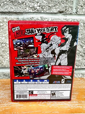 Jeu Persona 5 Pour PS4 - Version UK Avec Textes En Anglais, Très Bon état