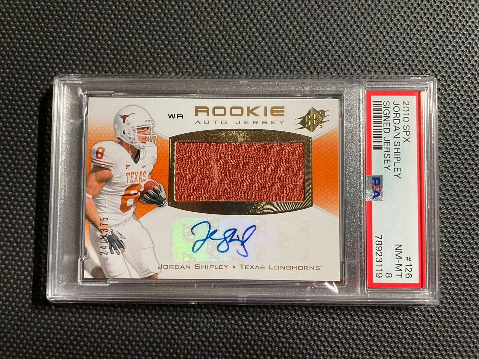 Jordan Shipley Spx #126 Signed Jersey
