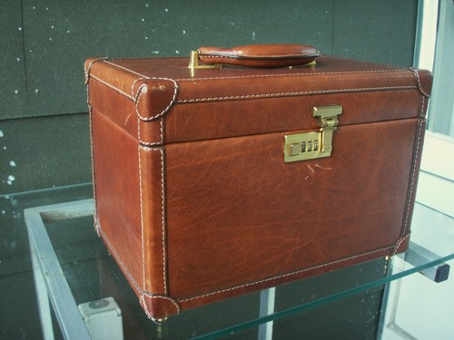 Schminkbox, Beauty Koffer Beauty Case Bag aus Leder - Bild 2 von 18