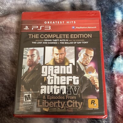NEW SEALED Grand Theft Auto GTA IV (The Complete Edition) PS3 Red Label  710425378720|